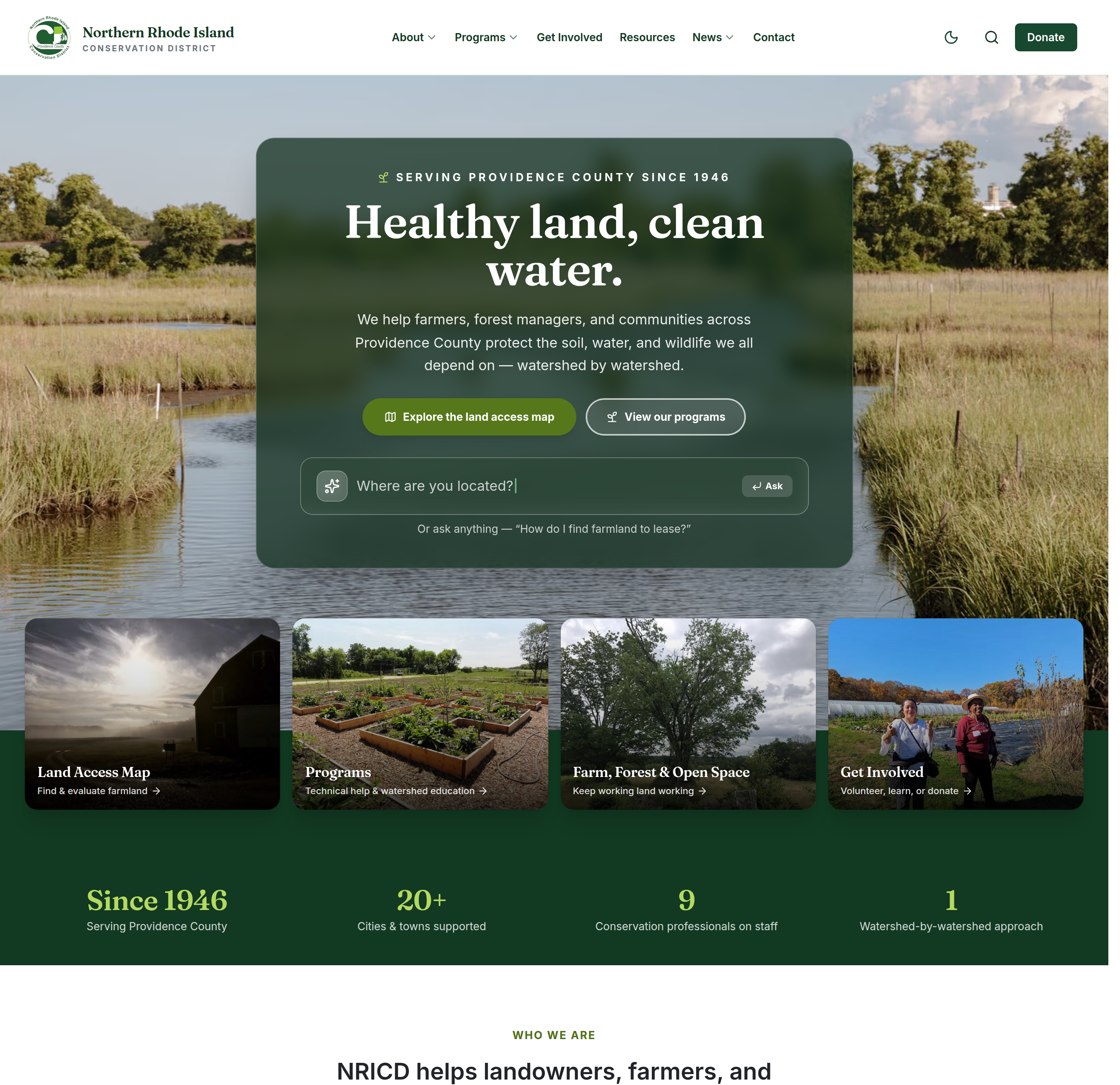 Pilot homepage