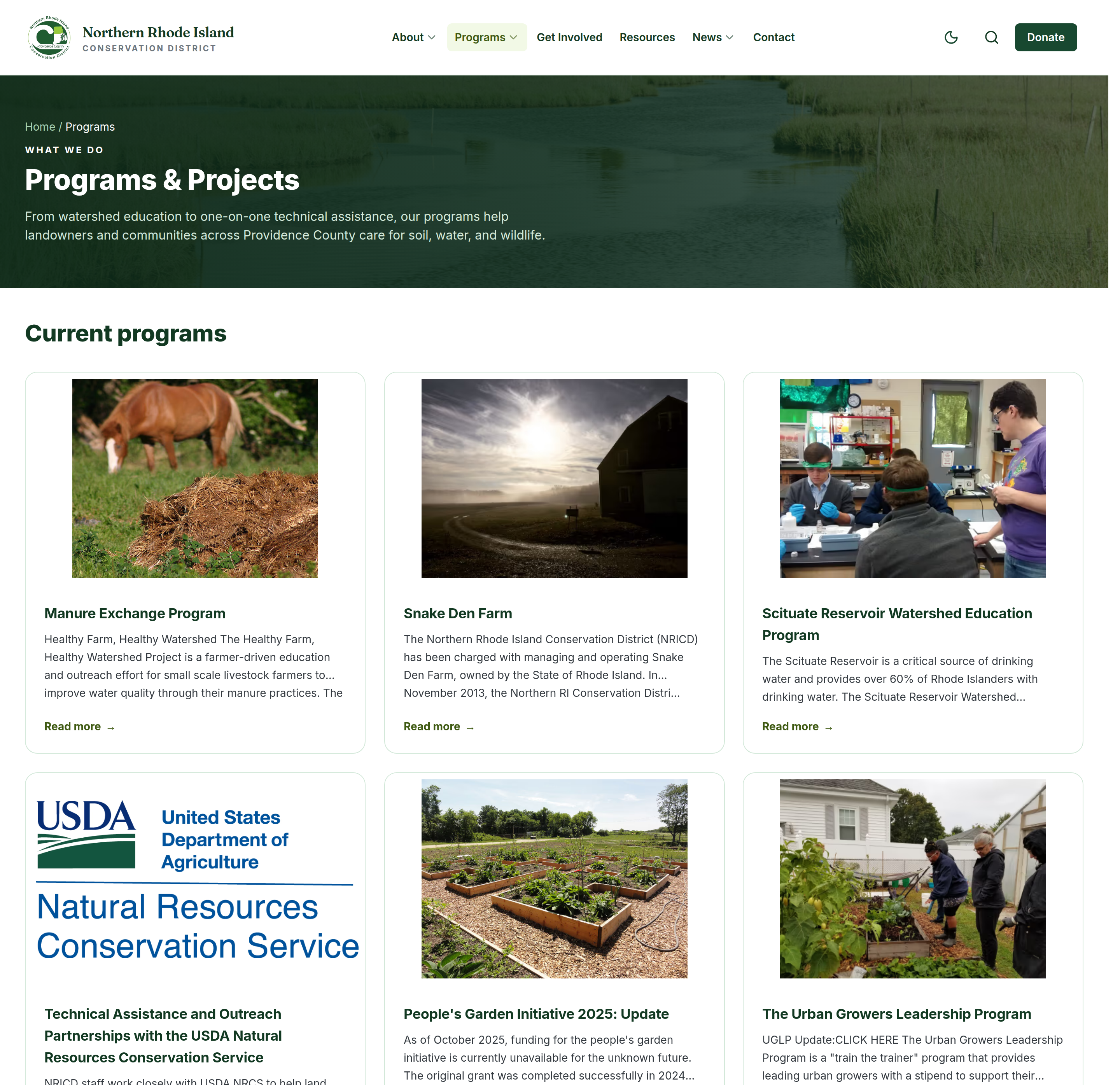Pilot programs listing
